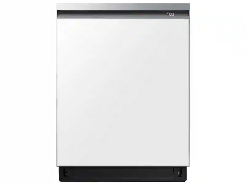 Bespoke AutoRelease Smart 42dBA Dishwasher with StormWash+™ and Smart Dry in White Glass - Samsung (DW80B707012AA)