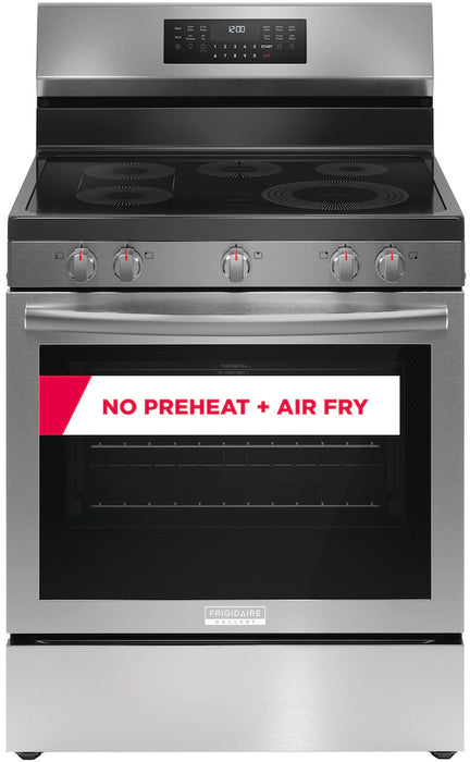 30" Electric Range with No Preheat + Air Fry - FRIGIDAIRE GALLERY (GCRE3060BF)