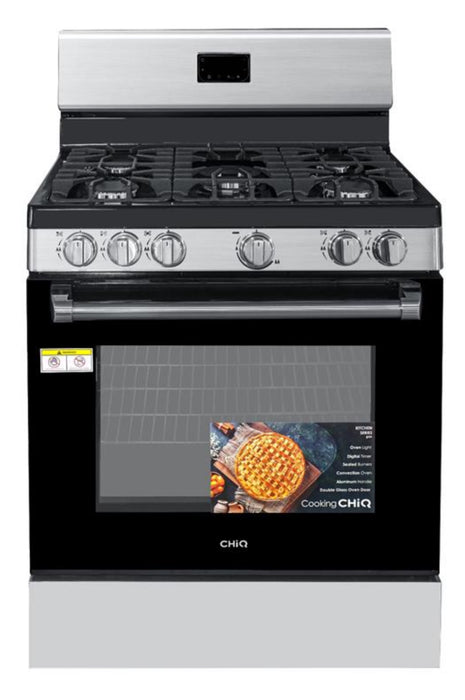 30" GAS RANGE STAINLESS STEEL- CHIC (CQKG30SBAU1ELTVF1S)