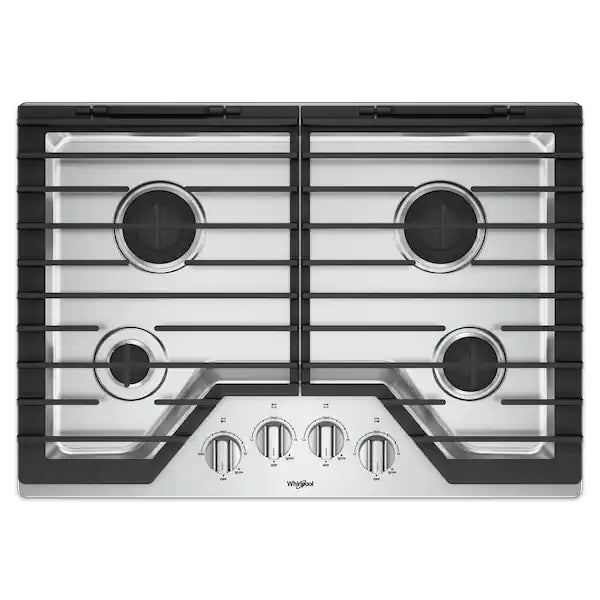 30" GAS COOKTOP WITH EZ-2-LIFT - WHIRLPOOL (WCGK5030PS)