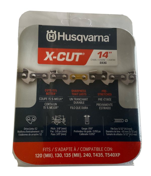 X-CUT S93G CHAIN SAW CHAIN 14" (597469552)