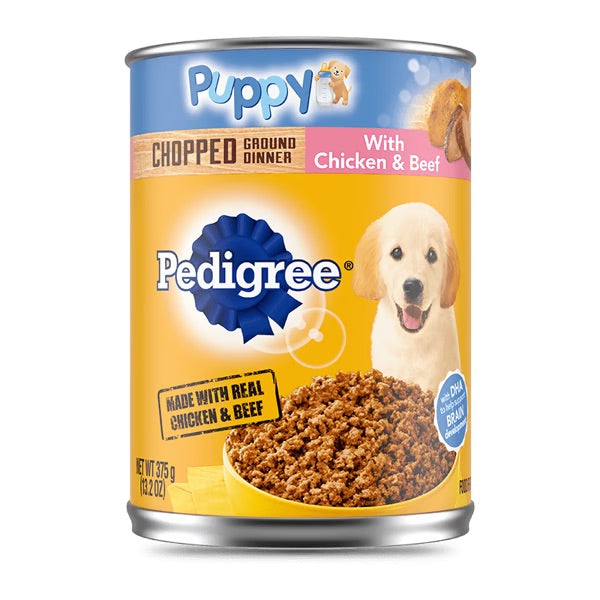 PEDIGREE PUPPPY CHOPPED GROUND DINNER (501346)