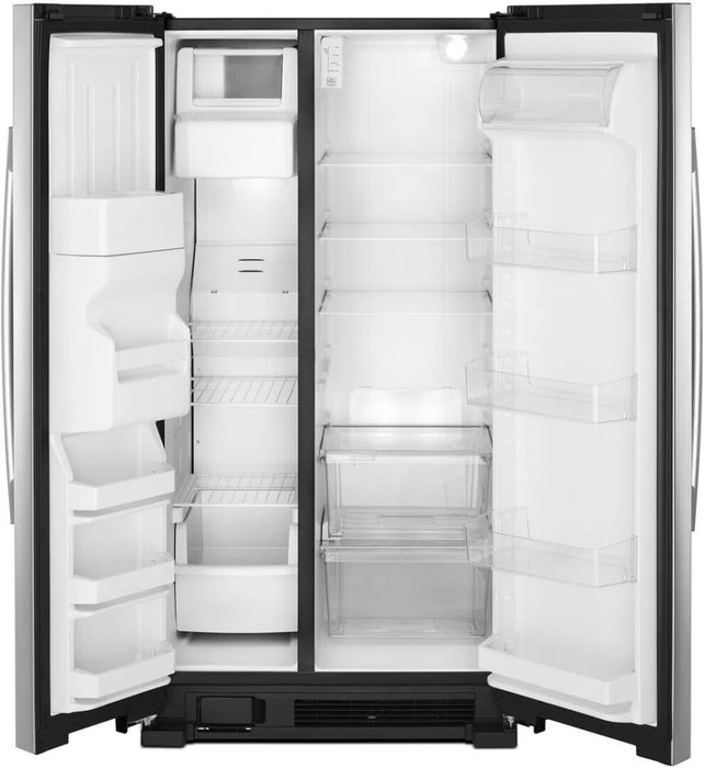 24.6 cu. ft. Side-by-Side Refrigerator - AMANA (ASI2575GRS)