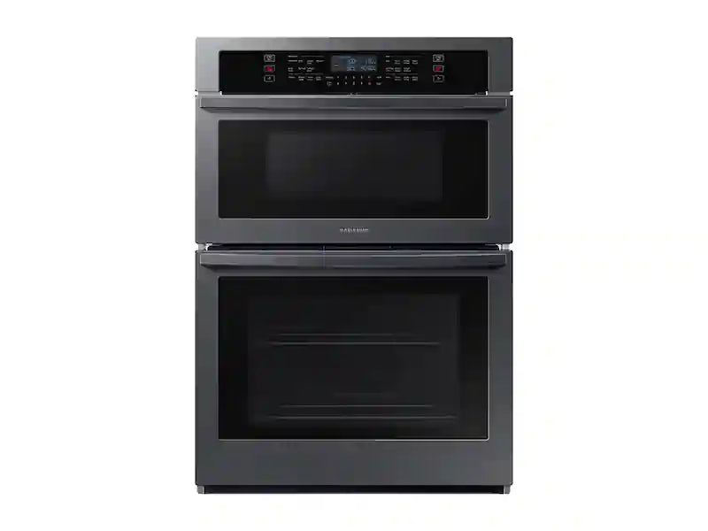 30" Smart Electric Wall Oven with Microwave Combination in Black Stainless Steel (NQ70T5511D)