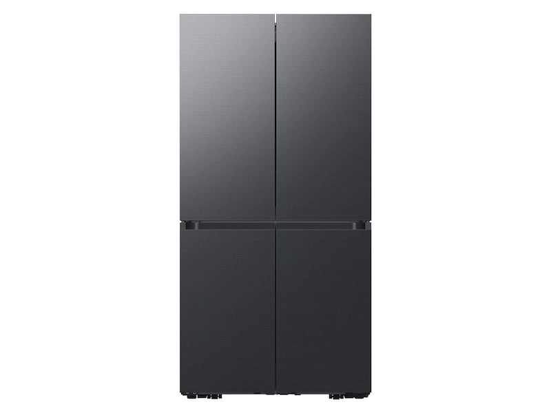 Bespoke Counter Depth 4-Door Flex™ Refrigerator (23 cu. ft.) in Matte Black Steel -SAMSUNG (RF23A9675MT)