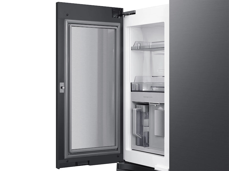 Bespoke Counter Depth 4-Door Flex™ Refrigerator (23 cu. ft.) in Matte Black Steel -SAMSUNG (RF23A9675MT)