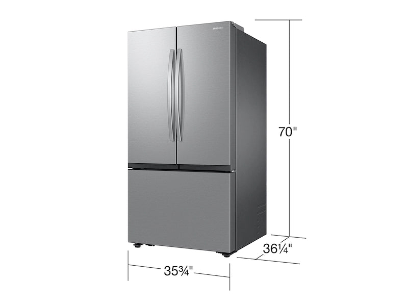 32 cu. ft. Mega Capacity 3-Door French Door Refrigerator with Dual Auto Ice Maker in Stainless Steel - SAMSUNG (RF32CG5100SRAA)