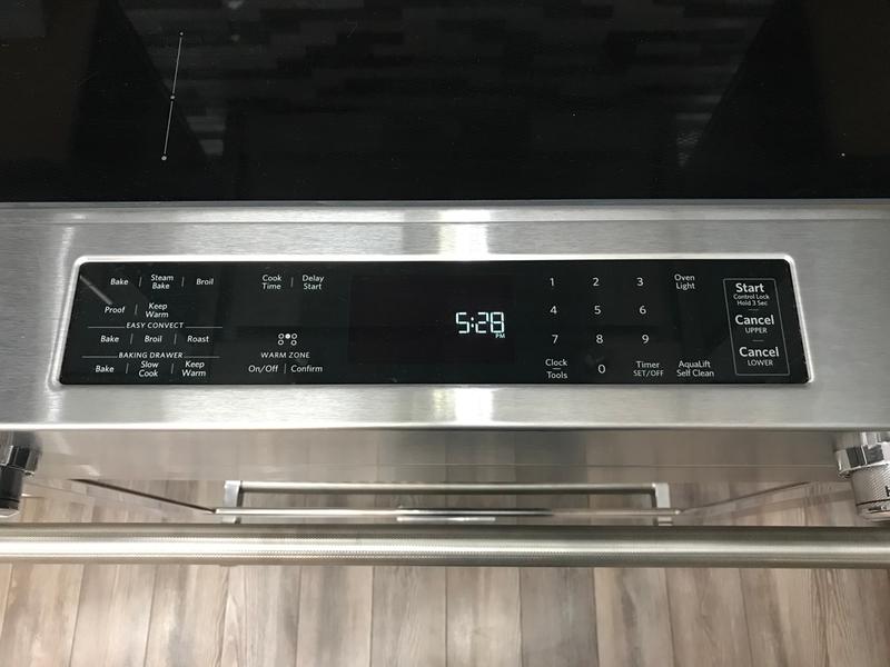 30" ELEMENT ELECTRIC CONVECTION SLIDE-IN RANGE 7.1CF OVEN (KSEB900ESS)