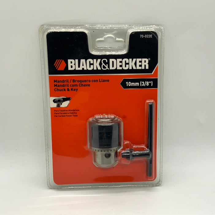 3/8” CHUCK & KEY - BLACK & DECKER (70-022E)