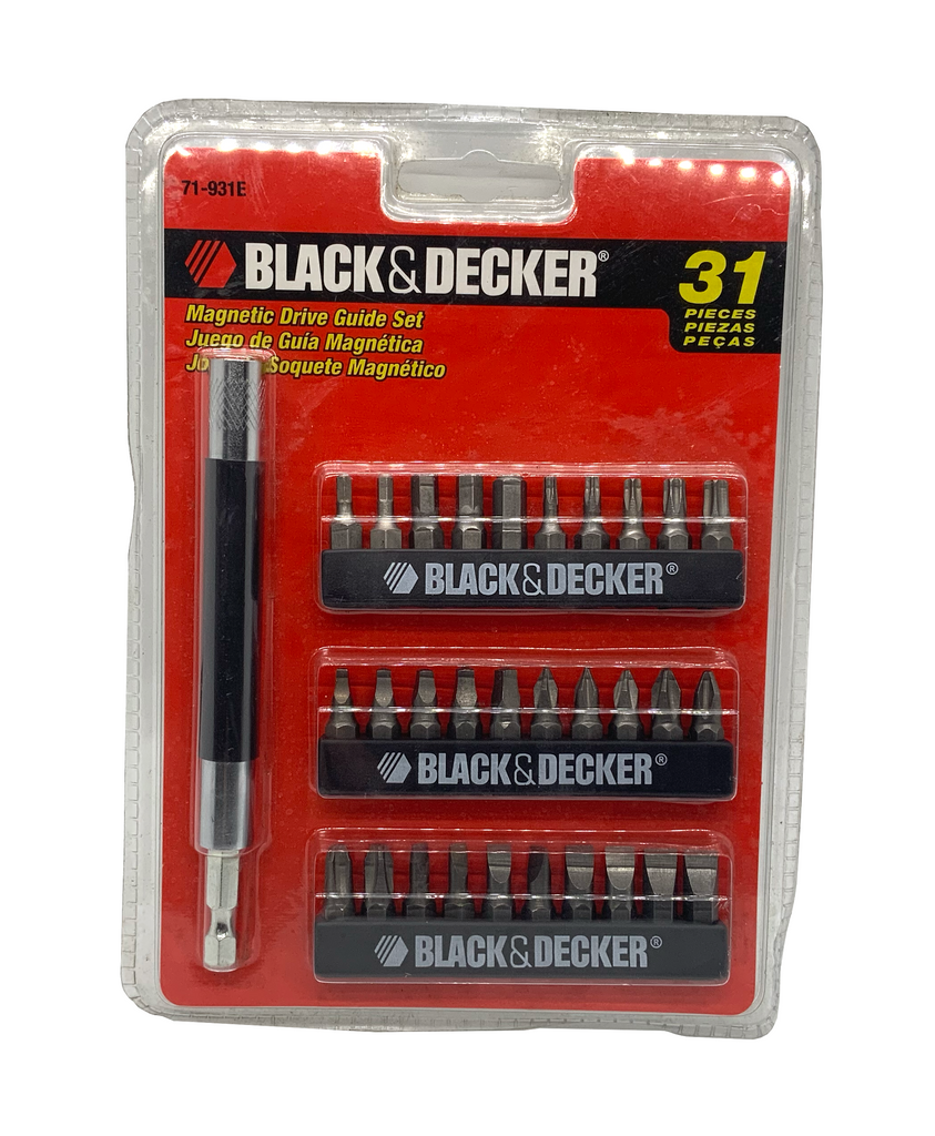 31PCS SCREWDRIVER SET BLACK DECKER 71 931E Home Store