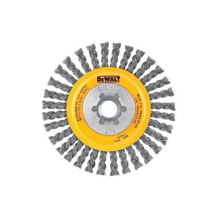 6" CARBON CABLE TWIST WHEEL - DEWALT (DW4937)